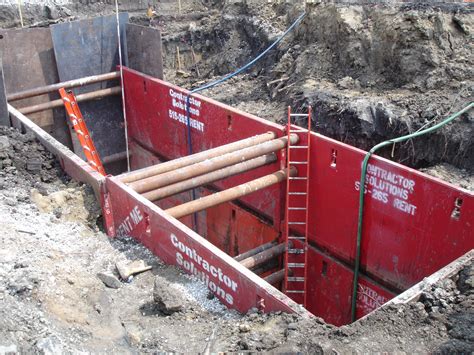 steel shoring box|types of trench boxes.